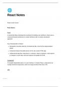 React (React.js) Web Development Fundamental Notes