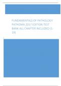 Fundamentals of Pathology Pathoma 2017 Edition Test Bank All Chapter Included (1-19)