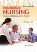 Fundamentals of Nursing Concepts and Competencies for Practice 9th Edition Test Bank