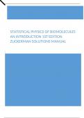Statistical Physics of Biomolecules An Introduction 1st Edition Zuckerman Solutions Manual
