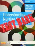 UNDERSTANDING NURSING RESEARCH 6TH EDITION TESTBANK BY GROVE- UPDATED VERSION