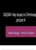 Urban change: crime and control 