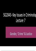 Gender ,  Crime And Justice