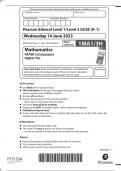 GCSE EDEXCEL June 2023 Higher Mathematics Paper 3 Calculator