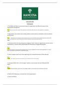 MANCOSA intro to business management pack 2024
