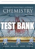 Test Bank For Fundamentals of General, Organic, and Biological Chemistry 8th Edition All Chapters - 9780134015187