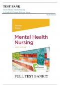 Test Bank For Mental Health Nursing Sixth Edition by Robynn Gorman, Linda M.; Anwar||ISBN NO:10,1719645604||ISBN NO:13,978-1719645607||All Chapters||Complete Guide A+.