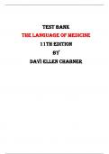 Test Bank for The Language of Medicine 11th Edition by Davi Ellen Chabner |All Chapters,  Year-2024|