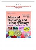 Advanced Physiology and Pathophysiology Essentials for Clinical Practice  1st Edition Test Bank By Randall Johnson | Chapter 1 – 17, Latest - 2024|