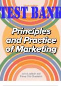 TEST BANK for Principles and Practice of Marketing 10th Edition by Jobber David and Chadwick Fiona Ellis.