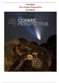 The Cosmic Perspective 7th Edition By Jeffrey O. Bennett, Megan O. Donahue, Nicholas Schneider, Mark Voit |All Chapters,  Latest-2024|