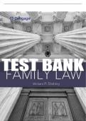 Test Bank For Family Law - 7th - 2021 All Chapters - 9781337917605