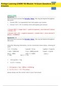 Chem 103 Module 1 to 6 Exam answers Portage learning  ( A+ GRADED 100% VERIFIED)