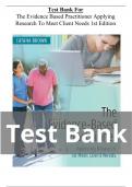 Test Bank For The Evidence-Based Practitioner Applying Research to Meet Client Needs 1st Edition | Chapter 1-10 | A+ Complete Guide 2024