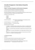Samenvatting innovation management and business modeling