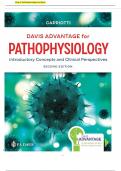 Test Bank for Davis Advantage for Pathophysiology Introductory Concepts and Clinical Perspectives, 3rd Edition, Theresa Capriotti Latest Verified Review 2024 Practice Questions and Answers for Exam Preparation, 100% Correct with Explanations, Highly