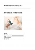 Kwaliteits verbeterplan Inhalatie medicatie 