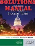 SOLUTIONS MANUAL for South-Western Federal Taxation 2024 Individual Income Taxes. 47th Edition James C. Young, Mark Persellin, Annette Nellen,