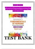 BEST REVIEW TEST BANK Fundamentals of Nursing Thinking Doing and Caring 4th Edition Volume 2 Wilkinson Treas VERIFIED ANSWERS