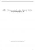 lOMoAR cPSD| 36278399 MIS 10 - Management Information Systems - 10th Ed. byHossein Bidgoli (z-lib