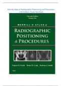 Merrills Atlas of Radiographic Positioning and Procedures, 11th Edition Frank Test Bank