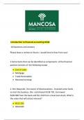 Mancosa 2024 Intro to financial  accounting buffet deal