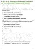 NR 442 - Exam 2 Review Questions