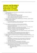 Anatomy and Physiology I Final Exam Study Guide From Exam 1: Lesson 2 (slides 3-18, 21-31, 35-52) Introduction