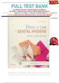 FULL TEST BANK For Ethics and Law in Dental Hygiene 3rd Edition by Phyllis L. Beemsterboer (Author) latest Update Graded A+    