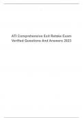 ATI Comprehensive Exit Retake Exam