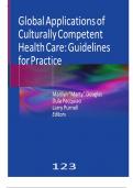 Global Applications of Culturally Competent Health Care:   Guidelines for Practice 2024