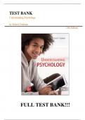 Test Bank For Understanding Psychology, 15th Edition by Robert Feldman||ISBN NO:10,1260829464||ISBN NO:13,978-1260829464||All Chapters||Complete Guide A+
