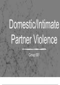 Presntation on Domestic Violence