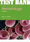 TEST BANK for Clinical Laboratory Hematology 3rd Edition by McKenzie Shirlyn & Williams Lynne. ISBN 9780133824438, ISBN-13 978-0133076011 (Chapters 1-42)