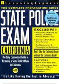 75 learningexpress state police exam california complete preparation guide