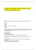   Qualys Cloud Agent Exam questions and answers latest top score.