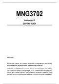MNG3702 Assignment 2 Solutions Semester 1 2024