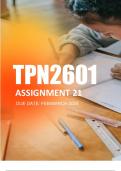 TPN2601 Assignment 1 Semester 1 2024