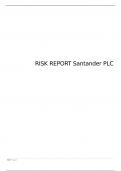 Santander Risk Report 