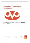Volledige samenvatting Organisatieverandering en Ontwikkeling (S_OVO) 