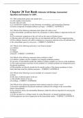 Chapter 20 Test Bank Molecular Cell Biology, Summarized Questions and Answers A+ 100%