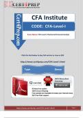 -CFA-Level-I- MUST KNOW Questions-and-answers- VERIFIED