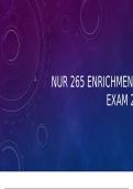 NURS 265 Exam 2 Enrichment 2024 Galen College of Nursing