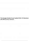 Vita Foreign Student Exam Updated 2024 | 50 Questions and 100%Correct Answers.