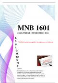 MNB1601 Assignment 1 Semester 1 2024