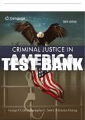 Test Bank For Criminal Justice in America - 10th - 2022 All Chapters - 9780357456330