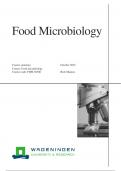 Food Microbiology - Complete summary