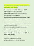 CRCR Certification Exam Questions and Answers. [2024 Latest Exam Guide.]