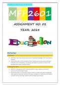 MFP2601 S1 ASSIGNMENT 2 2024 (FULL ANSWERS)