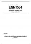 ENN1504 Assignment 1 Solutions Semester 1 2024